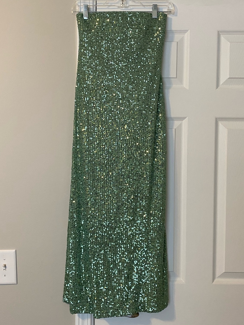 Blue Sequin Dress
